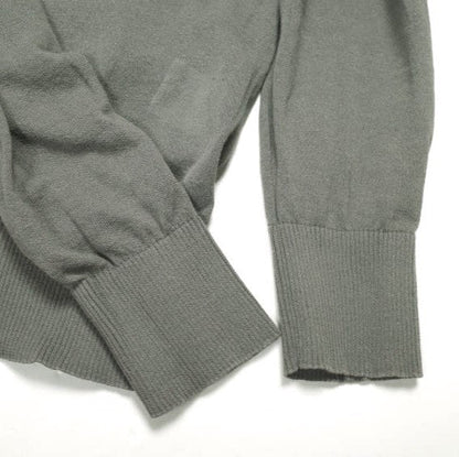 アダワス SHEER KNIT CARDIGAN コットンブレンド カーディガン
