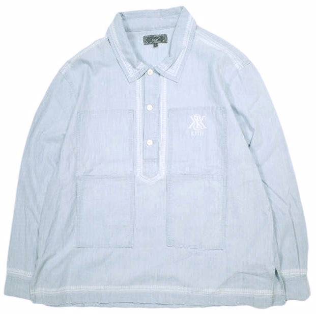 キスニューヨークシティ CHAMBLAY PATERSON SHIRT コットン混 シャツ