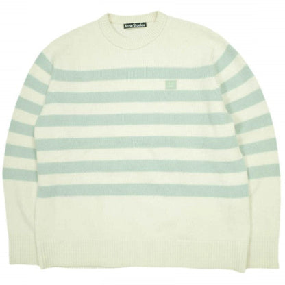 アクネストゥディオズStriped Face Patch Sweater ウールニット