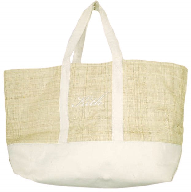 キスニューヨークシティ Straw Tote Bag ストロートートバッグ