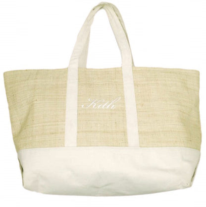 キスニューヨークシティ Straw Tote Bag ストロートートバッグ