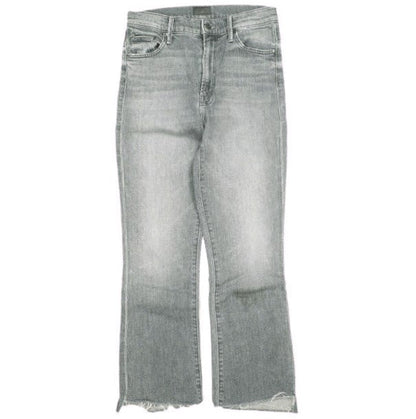 マザー THE INSIDER CROP STEP FRAY コットン デニムパンツ