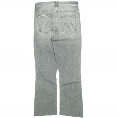 マザー THE INSIDER CROP STEP FRAY コットン デニムパンツ