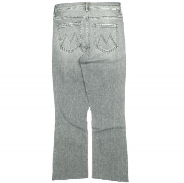 マザー THE INSIDER CROP STEP FRAY コットン デニムパンツ