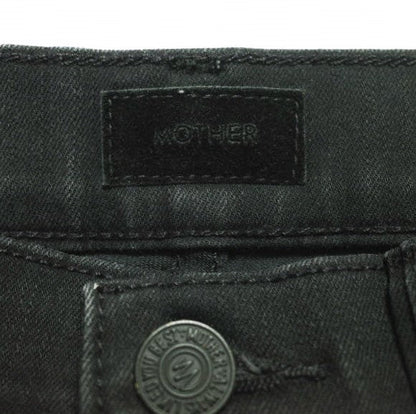 マザー THE INSIDER CROP STEP FRAY コットンデニムパンツ