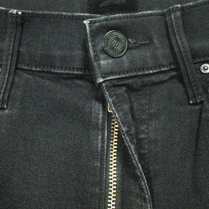 マザー THE INSIDER CROP STEP FRAY コットンデニムパンツ