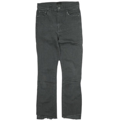 マザー THE INSIDER CROP STEP FRAY コットンデニムパンツ