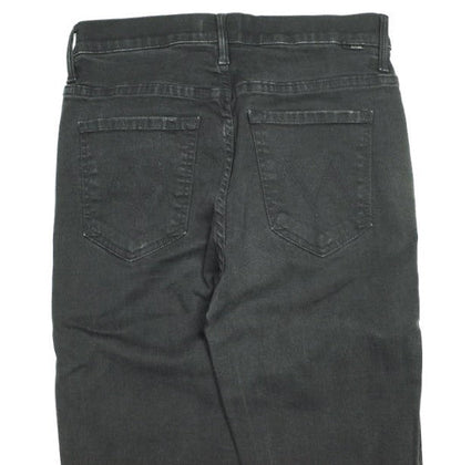 マザー THE INSIDER CROP STEP FRAY コットンデニムパンツ