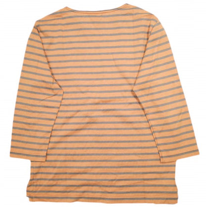 ジーエフジーエス PLAY BORDER オーガニックコットン長袖Tシャツ