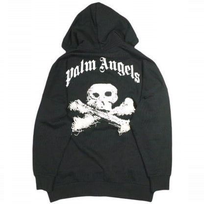 パームエンジェルス SKULL HOODIE コットン パーカー