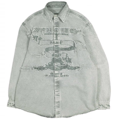 Y/PROJECT Evergreen Paris' Best Patch コットンシャツ