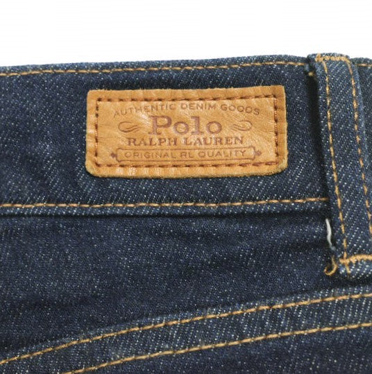 ポロラルフローレン THE TOMPKINS SKINNY HIGH RISE ANKLE 綿 デニムパンツ