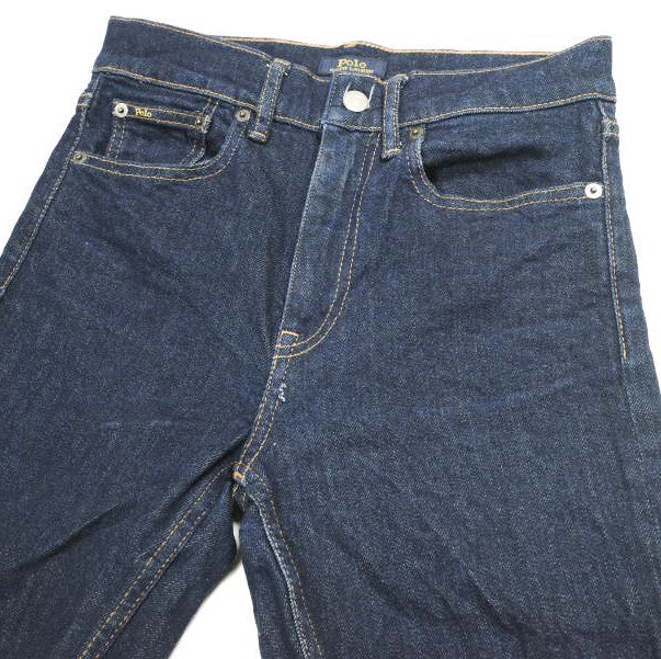 ポロラルフローレン THE TOMPKINS SKINNY HIGH RISE ANKLE 綿 デニムパンツ