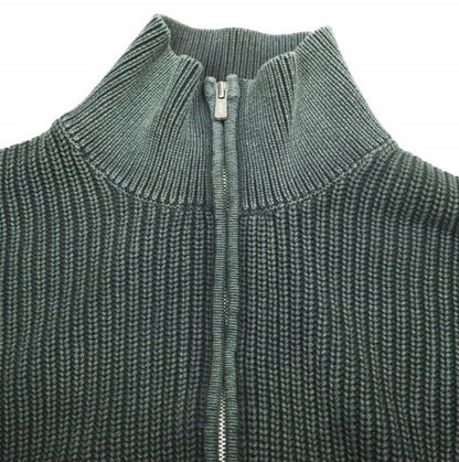 キスニューヨークシティ Garment Dyed Wyona Full Zip コットン ニットジャケット