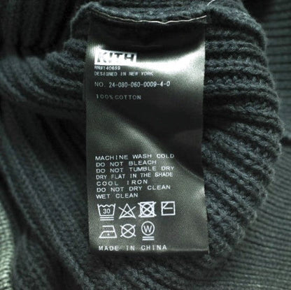 キスニューヨークシティ Garment Dyed Wyona Full Zip コットン ニットジャケット