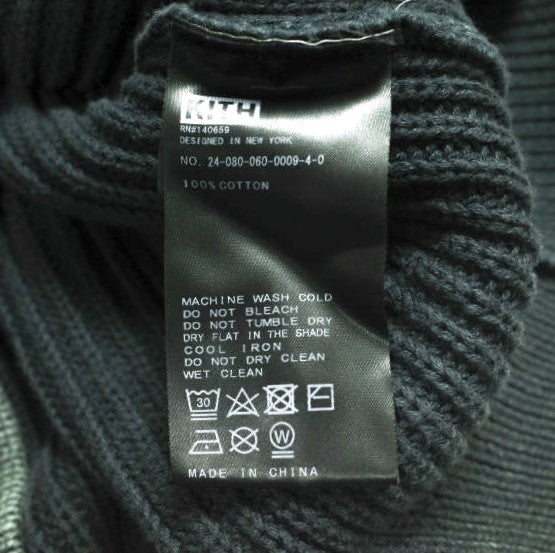 キスニューヨークシティ Garment Dyed Wyona Full Zip コットン ニットジャケット