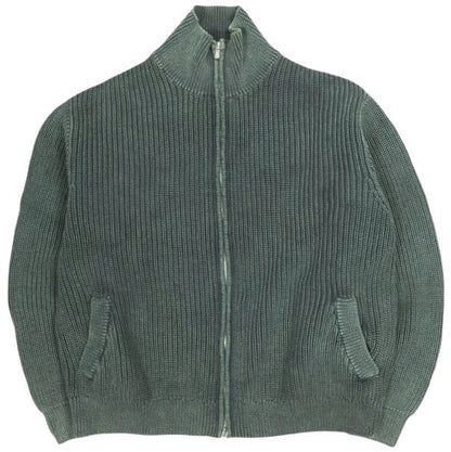 キスニューヨークシティ Garment Dyed Wyona Full Zip コットン ニットジャケット