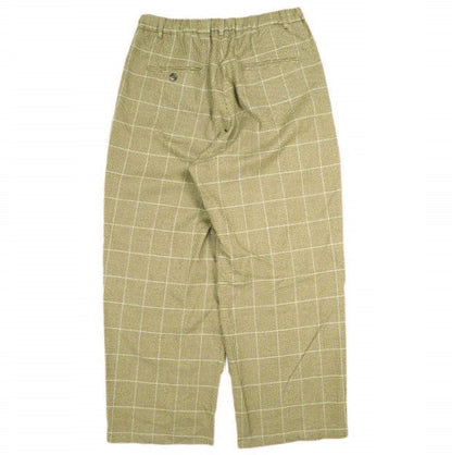 イズネス COJ NU WIDE EZ PANTS ウール混パンツ
