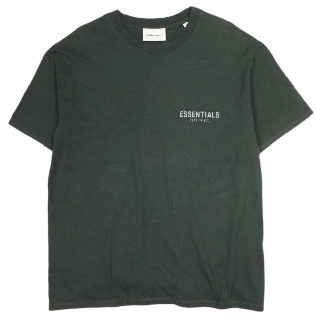 エッセンシャルズ リフレクターロゴ コットン Tシャツ