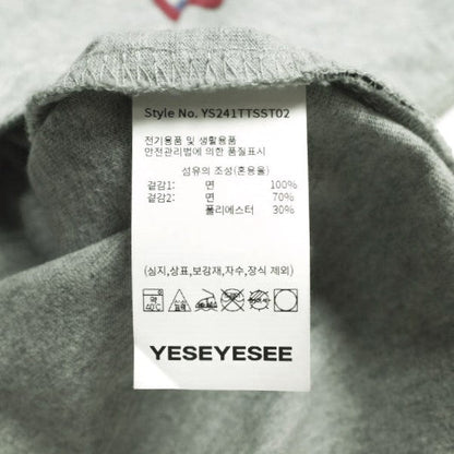 YESEYESEE Y.E.S スパークル Tシャツ コットン
