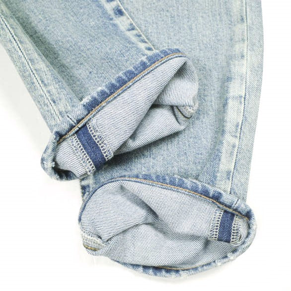 イヴサンローラン D02 SKINNY-FIT JEANS コットン デニムパンツ