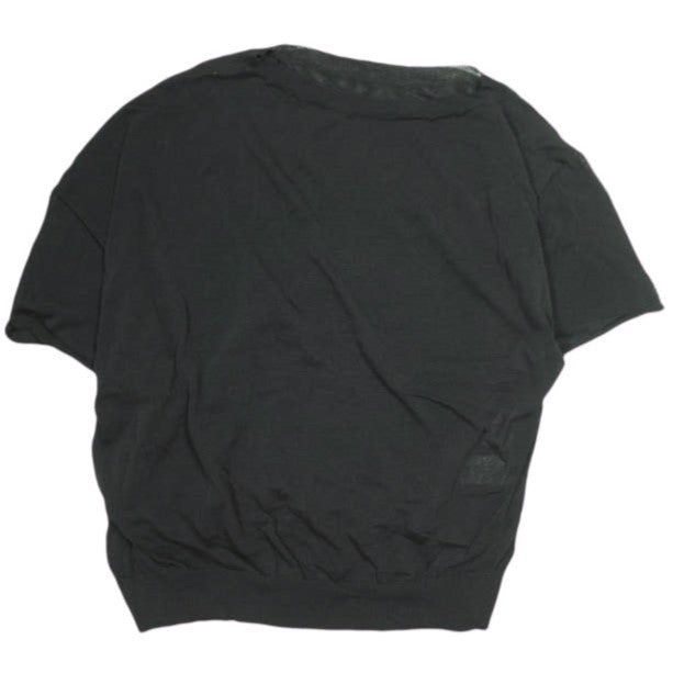 オー 25SS COTTON NAYLON ニットTシャツ