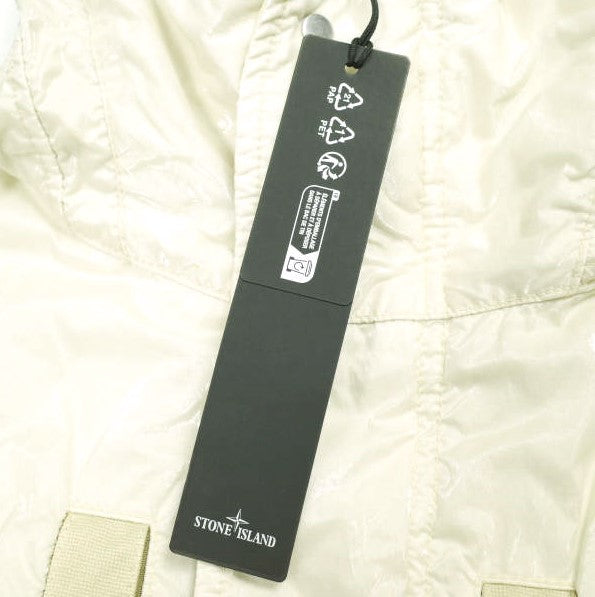 ストーンアイランド NYLON PANAMA WITH NEW SILK LIGHT フーデッドジャケット