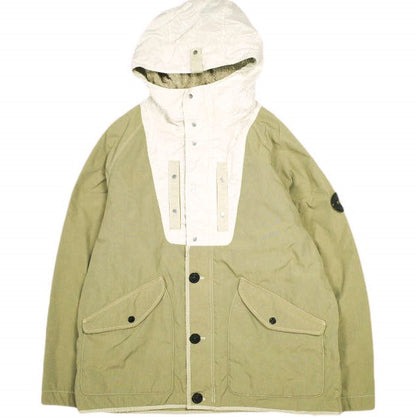 ストーンアイランド NYLON PANAMA WITH NEW SILK LIGHT フーデッドジャケット