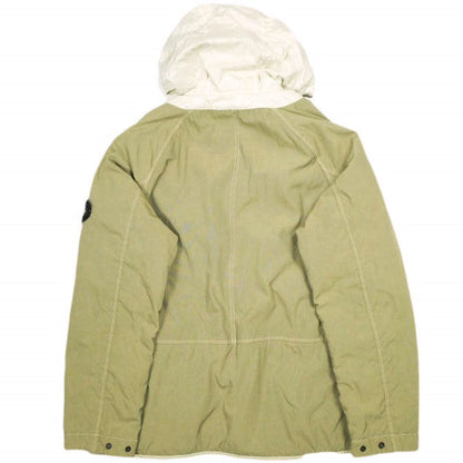 ストーンアイランド NYLON PANAMA WITH NEW SILK LIGHT フーデッドジャケット