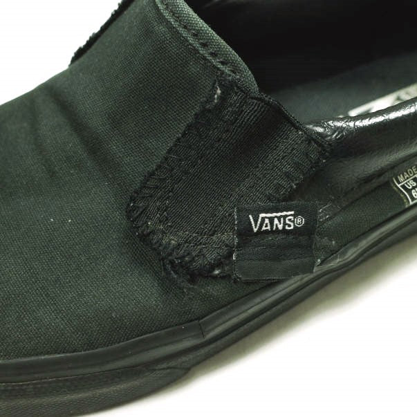 バンズ×エスエスズィー REVERSE SLIPON キャンバス スニーカー