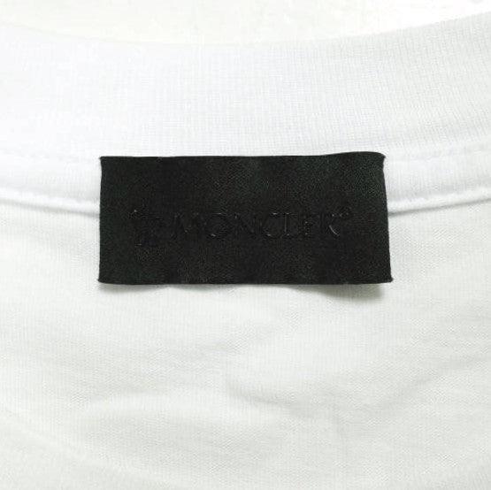モンクレール グラデーション ロゴ コットン Tシャツ