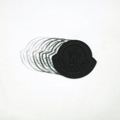 モンクレール グラデーション ロゴ コットン Tシャツ