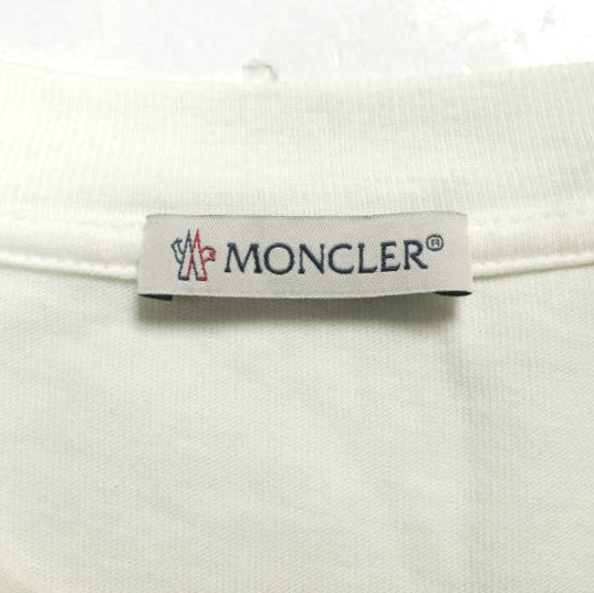 モンクレール エンブレム ロゴ コットン Tシャツ