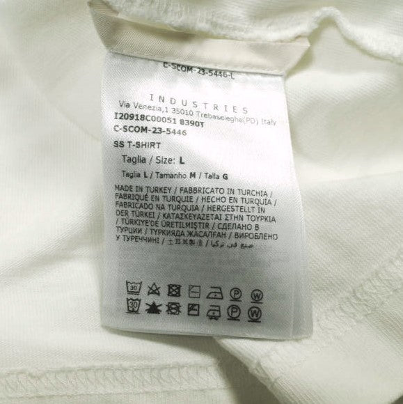 モンクレール エンブレム ロゴ コットン Tシャツ