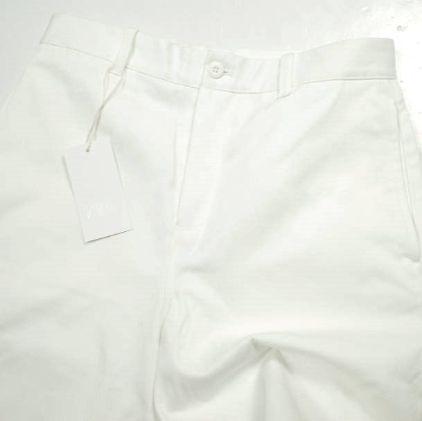 ザラ BERMUDA RELAXED FIT コットンショートパンツ