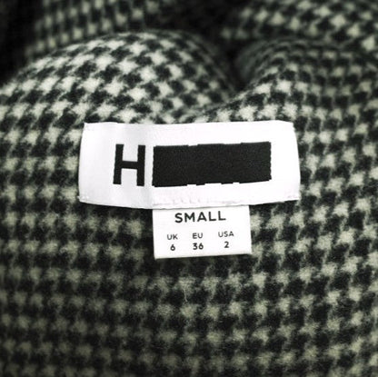 エイチビューティーアンドユース CHECK RAGLAN COAT ウールナイロンコート