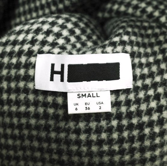 エイチビューティーアンドユース CHECK RAGLAN COAT ウールナイロンコート