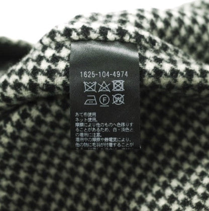 エイチビューティーアンドユース CHECK RAGLAN COAT ウールナイロンコート