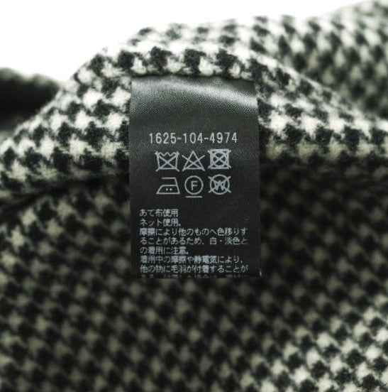 エイチビューティーアンドユース CHECK RAGLAN COAT ウールナイロンコート