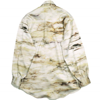 ミカゲシン OPEN SLEEVE SHIRT ポリエステルシャツ