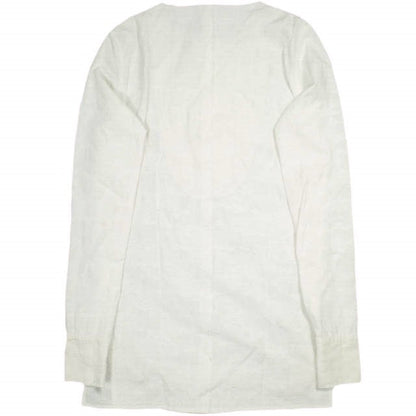 オルヴィトーマス Pleated Bib Shirt コットンレーヨン シャツ