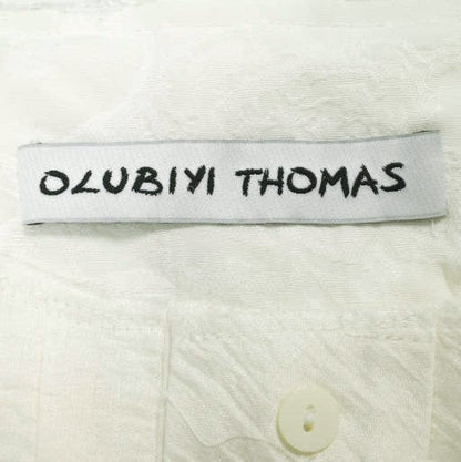 オルヴィトーマス Pleated Bib Shirt コットンレーヨン シャツ