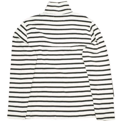アワーレガシー MARRON WHITE STRIPE コットン 長袖Tシャツ