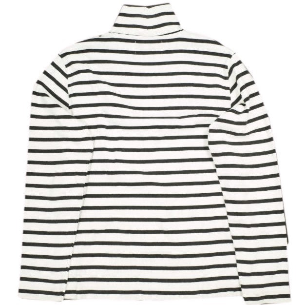 アワーレガシー MARRON WHITE STRIPE コットン 長袖Tシャツ