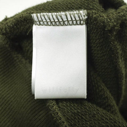 ウィルフリー short cropped ring button 3way sweat コットン 2wayトップス