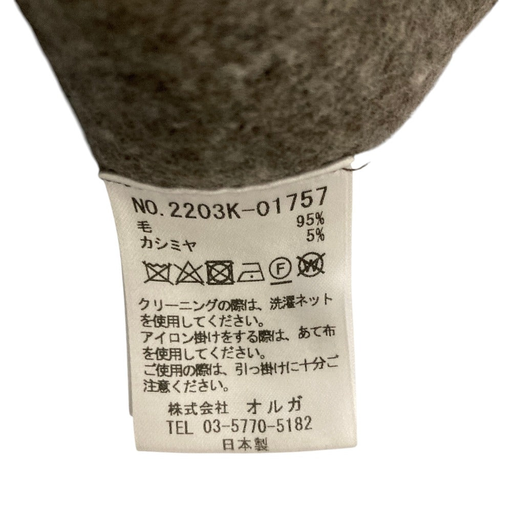 エマキュレイト カシミヤブレンド 半袖ニットトップス