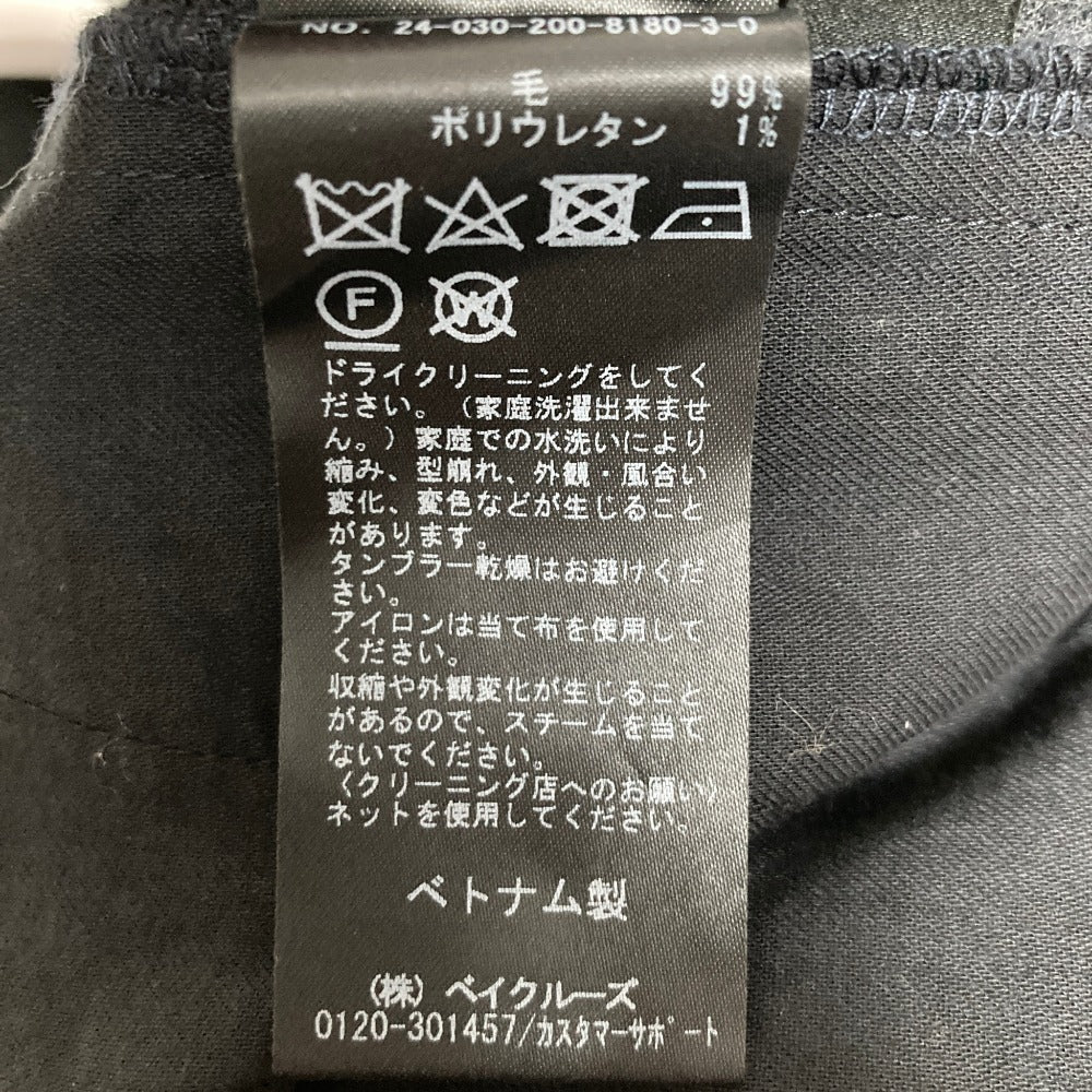 スピックアンドスパン ファインウールストレッチスラックス