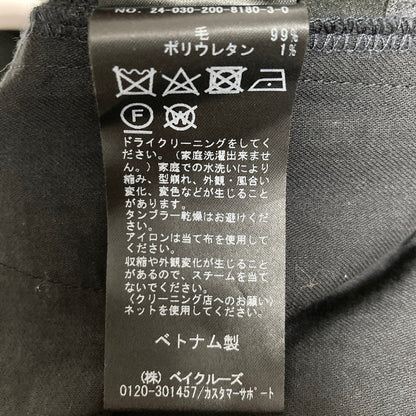スピックアンドスパン ファインウールストレッチスラックス