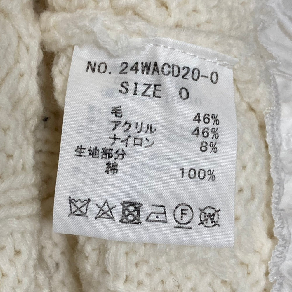 オブリ ウールタートルネックワンピース