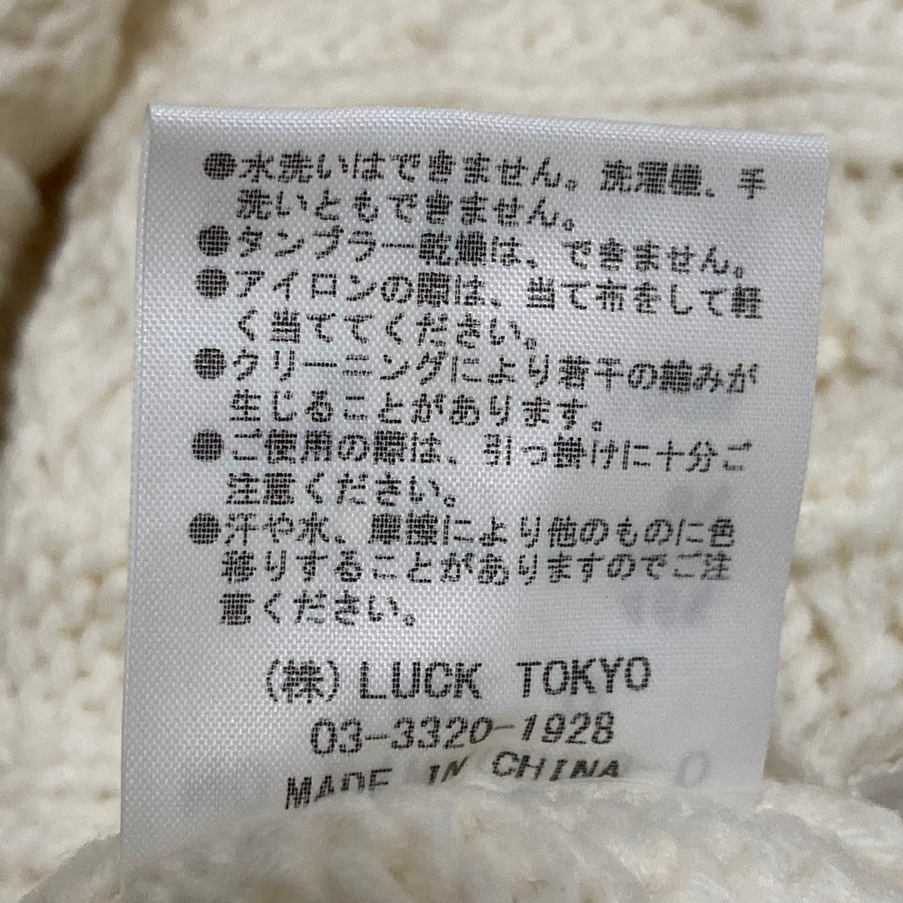 オブリ ウールタートルネックワンピース